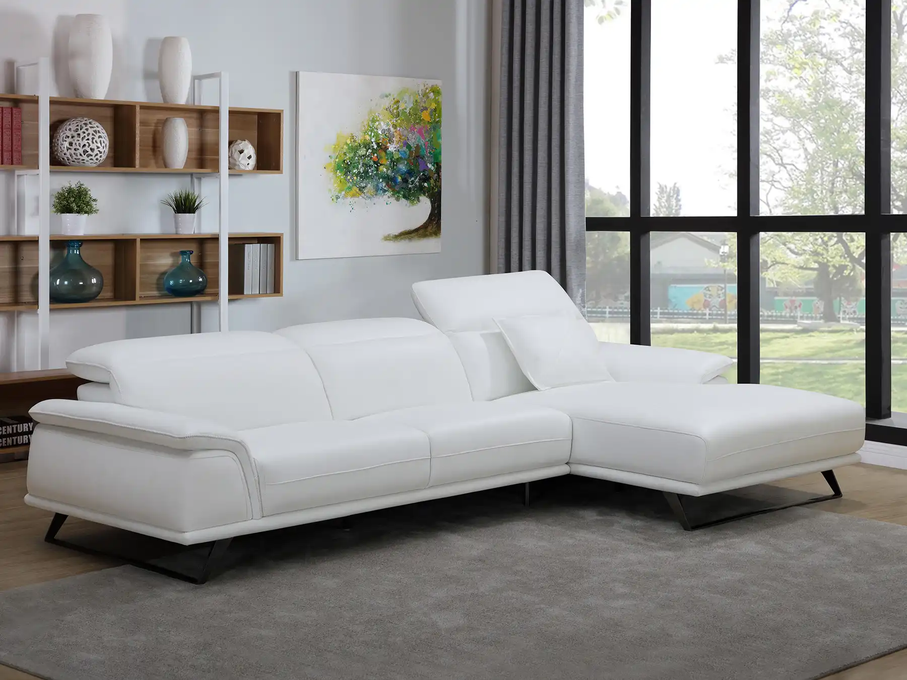 What color leather sofa is timeless?